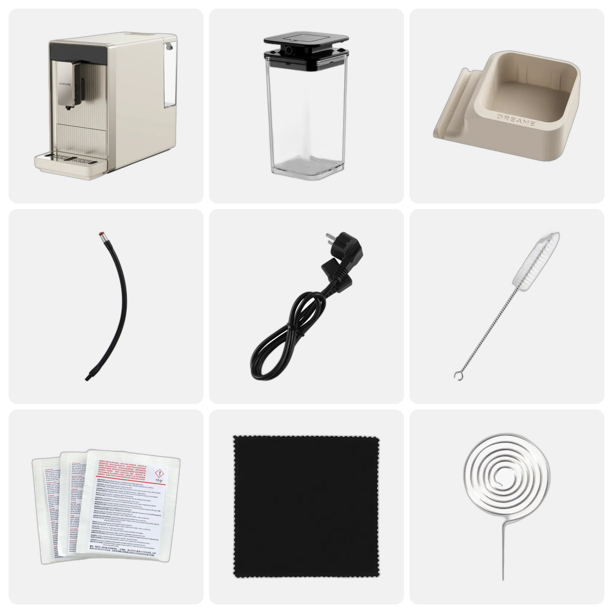 Dreame Coffe Machine EcceLuxe Slim - contenuto confezione