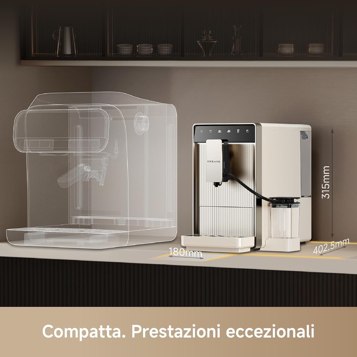 Dreame Coffe Machine EcceLuxe Slim - blocco_img_testo_1_image