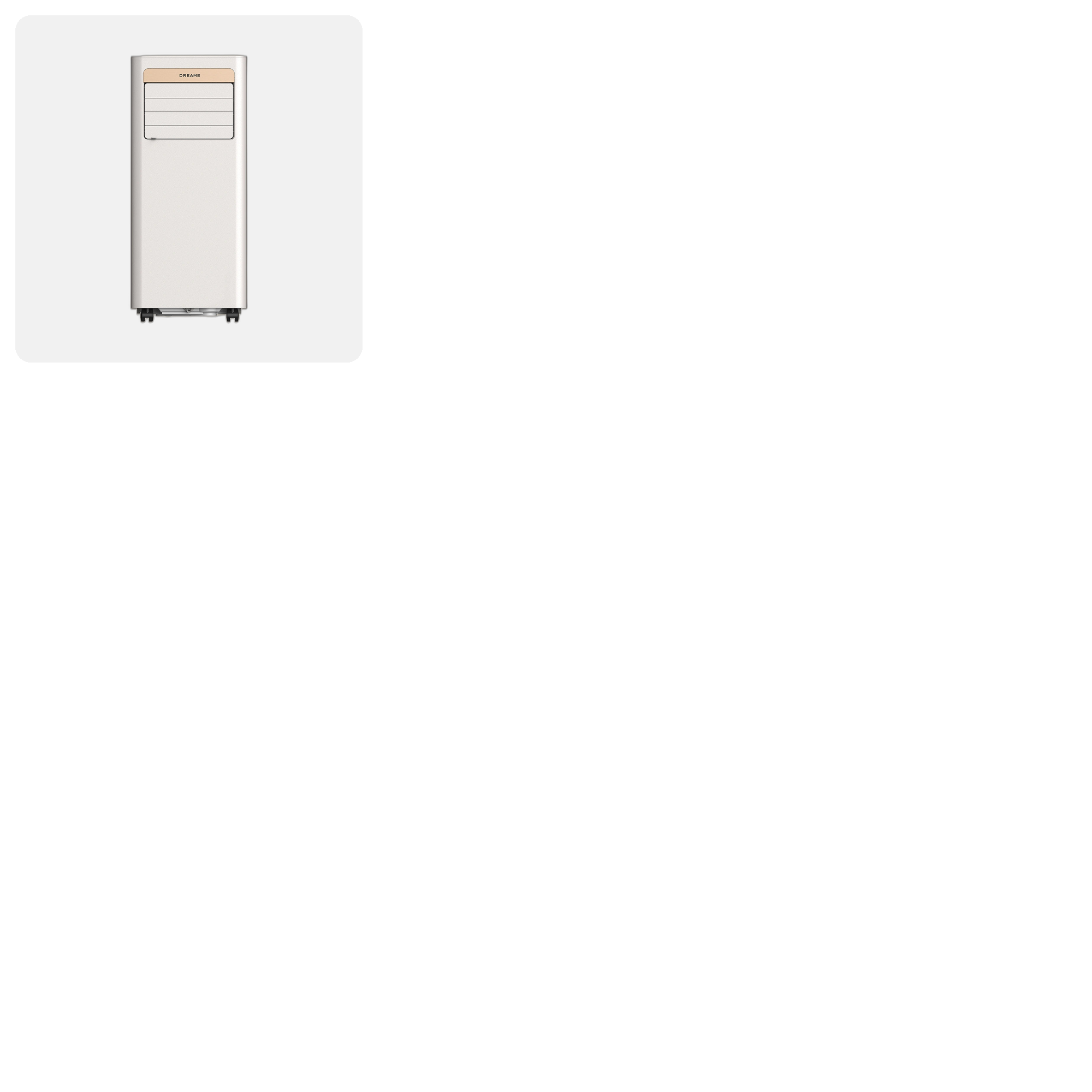 Dreame Air conditioner P-Wind 10-9K camel gold - contenuto confezione