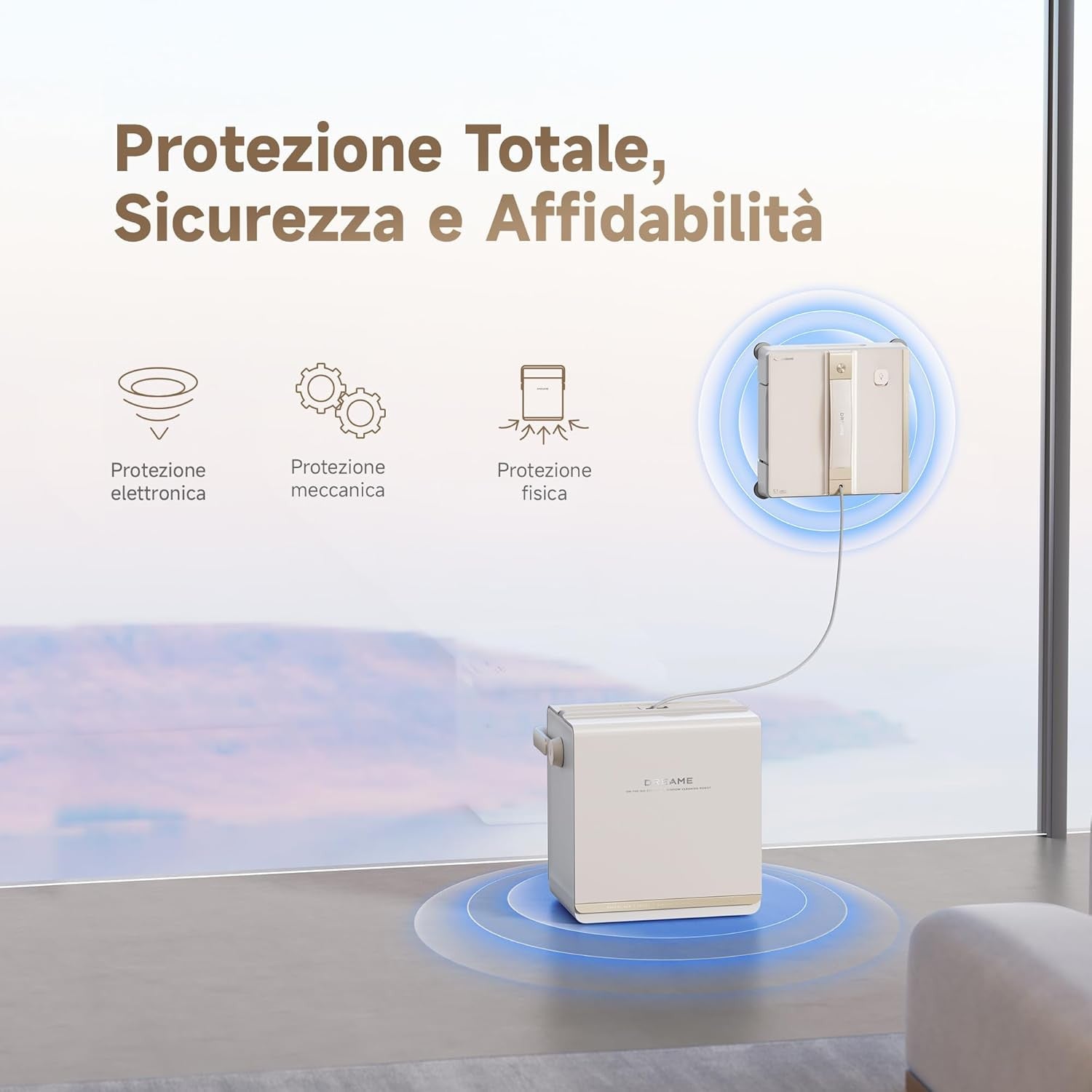 Dreame C1 Station S Set Robotic Window Cleaner - blocco_img_testo_1_image