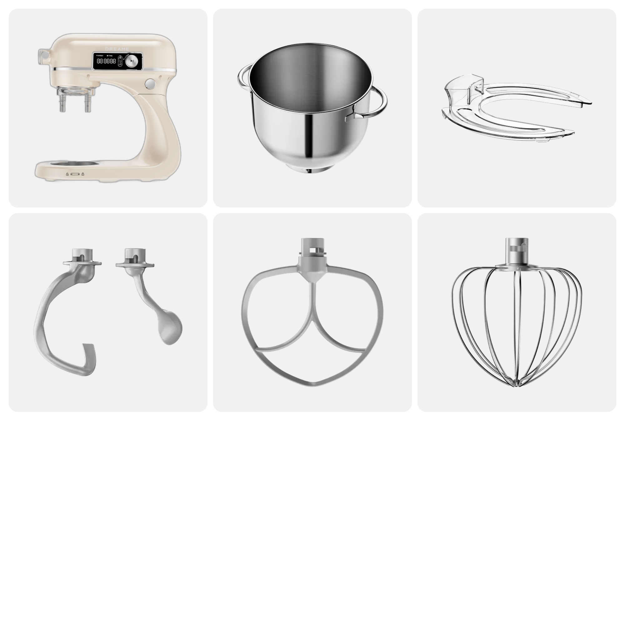 Dreame BioKnead Stand Mixer - contenuto confezione