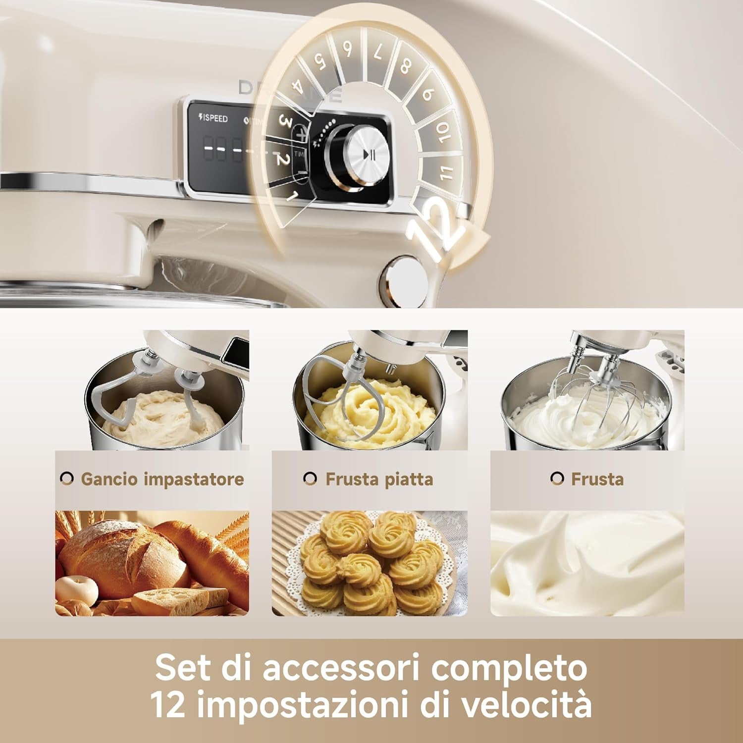 Dreame BioKnead Stand Mixer - blocco_img_testo_3_image