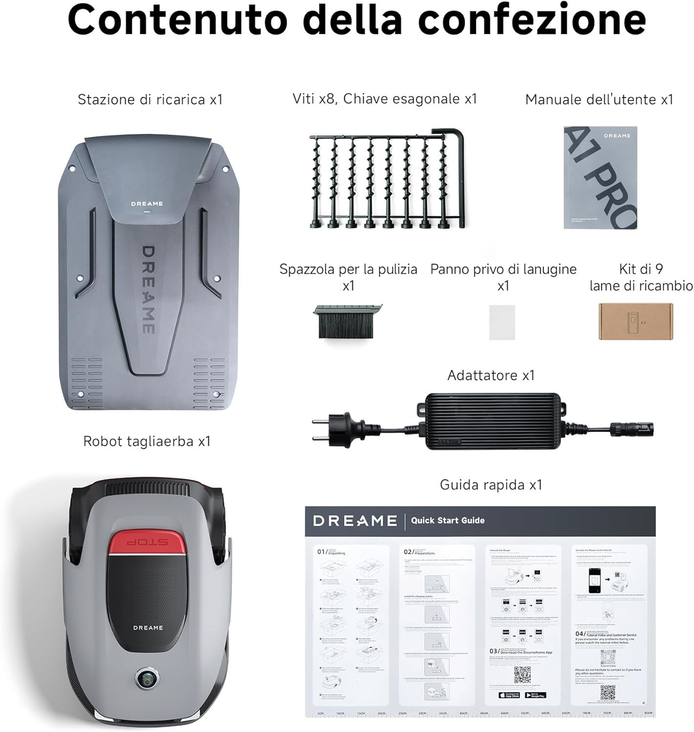 Dreame Robotic Mower A1 Pro tagliaerba intelligente - blocco_immagini_img_3