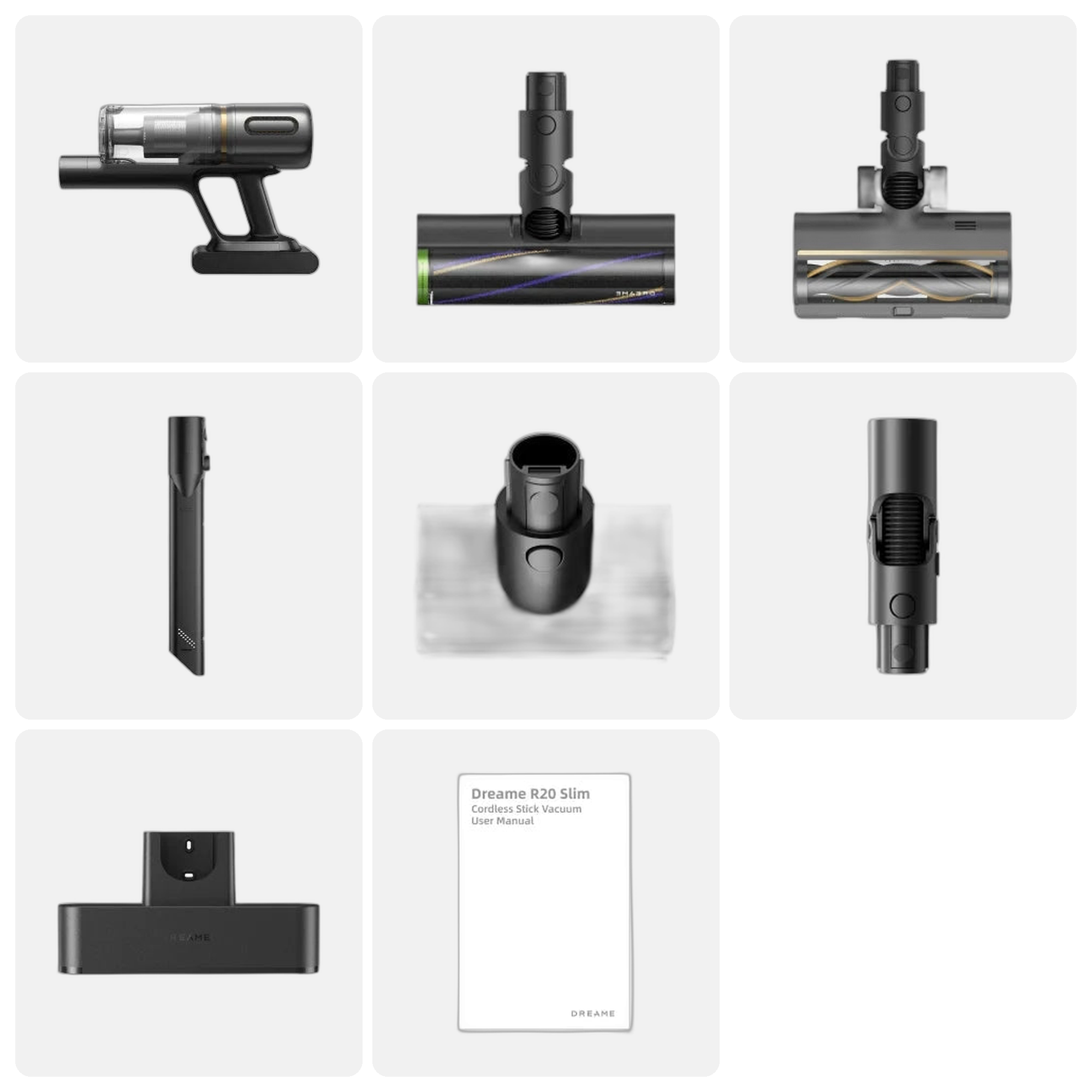 Dreame R20 Slim - contenuto confezione
