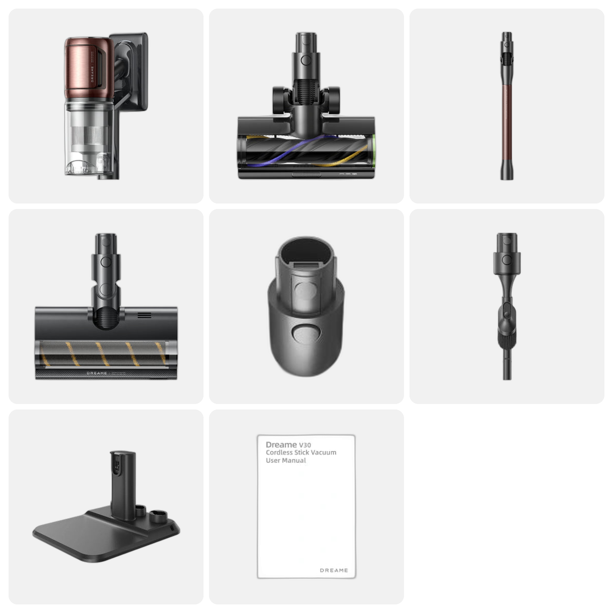 Dreame V30 - contenuto confezione