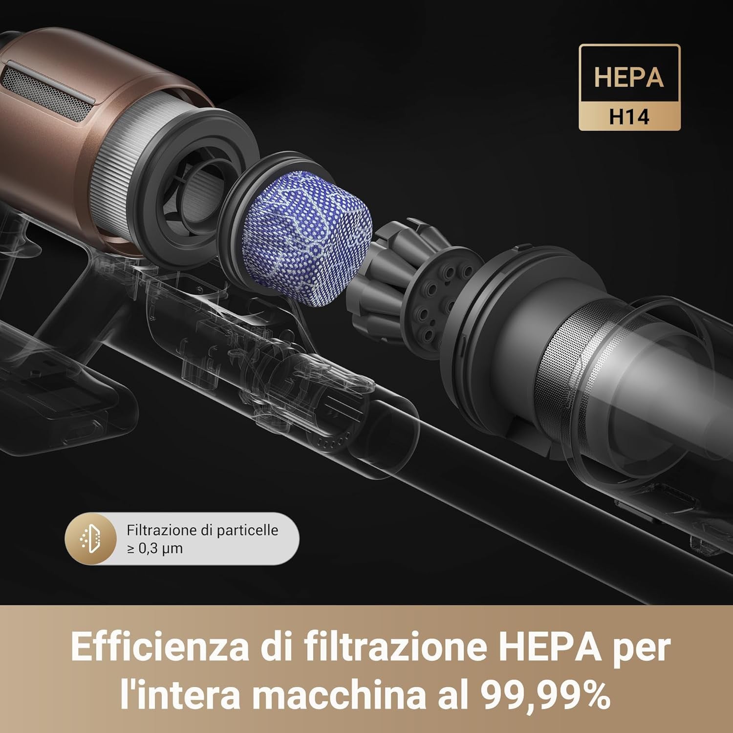 Dreame Z20 Stick Vacuum Cleaner - blocco_img_testo_2_image