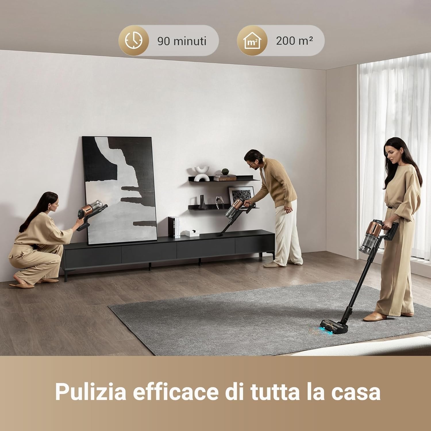 Dreame Z20 Stick Vacuum Cleaner - blocco_img_testo_4_image